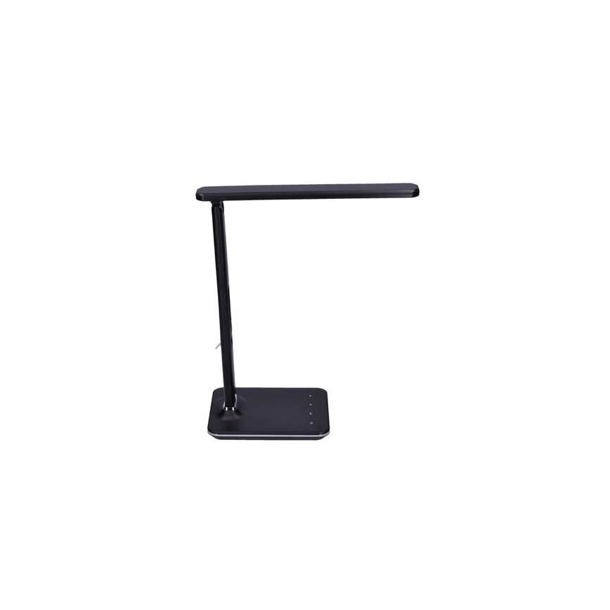 LED stolná lampa s displejom LED/9W/230V čierna