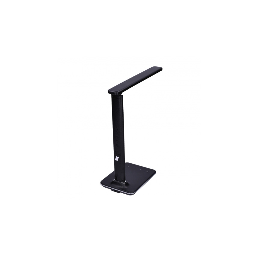 LED stolná lampa s displejom LED/9W/230V čierna