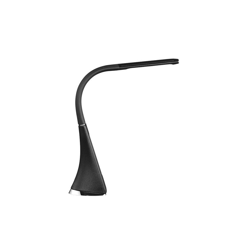 LED stolná lampa stmievateľná s displejom LED/6W/230V čierna