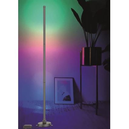 LED RGB Stmievateľná stojacia lampa RAINBOW LED/18W/230V Wi-Fi Tuya + diaľkové ovládanie