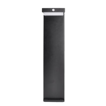 LED Solárna lampa so senzorom pohybu a súmraku PALERMO LED/5W/2000 mAh IP54 čierna