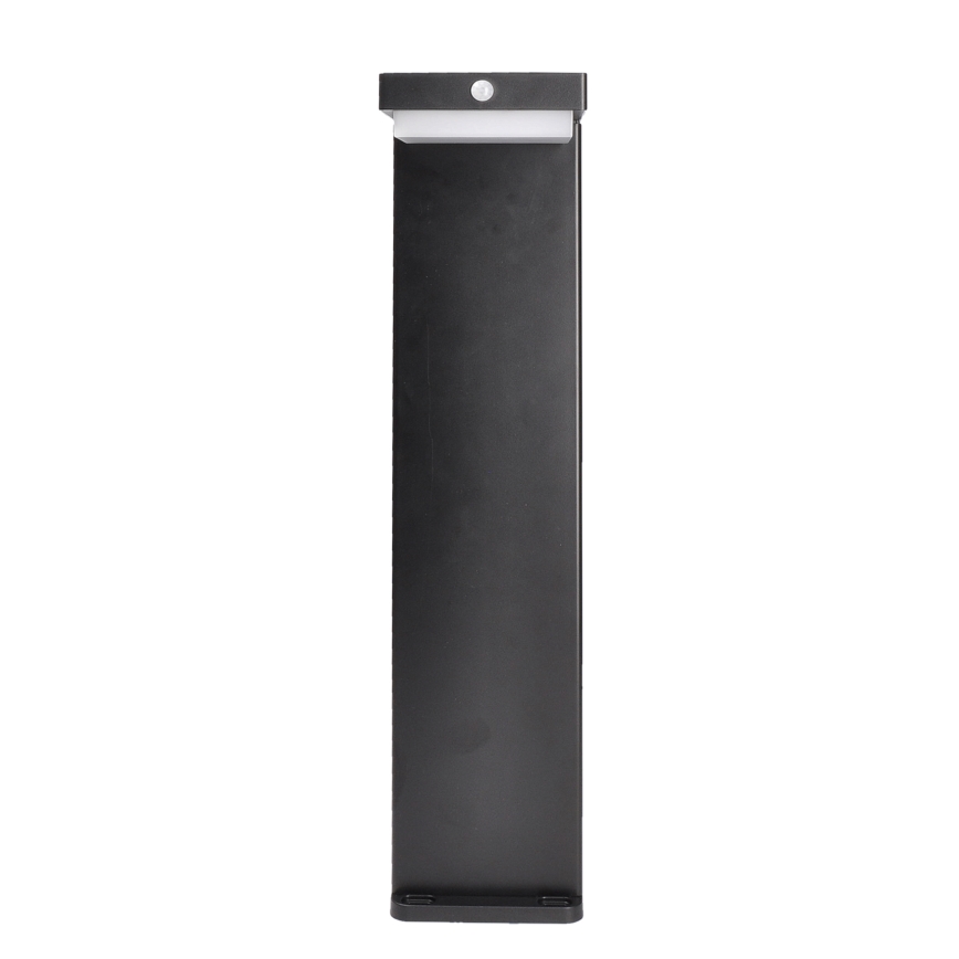 LED Solárna lampa so senzorom pohybu a súmraku PALERMO LED/5W/2000 mAh IP54 čierna
