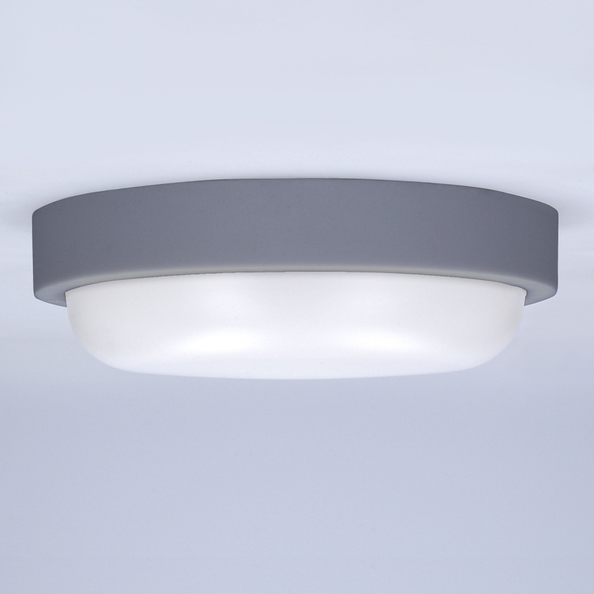 LED Vonkajšie nástenné svietidlo LED/13W/230V 4000K IP54 šedá guľatý