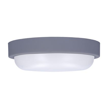 LED Vonkajšie nástenné svietidlo LED/13W/230V 4000K IP54 šedá guľatý