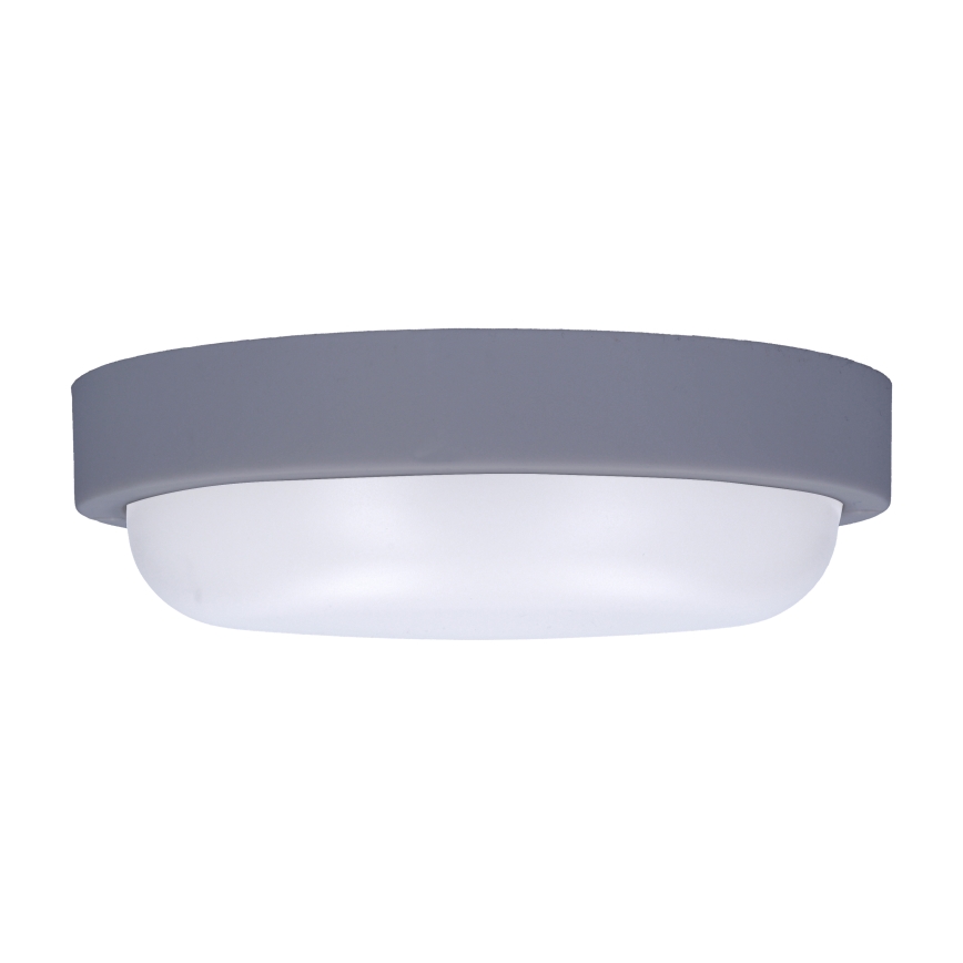 LED Vonkajšie nástenné svietidlo LED/13W/230V 4000K IP54 šedá guľatý