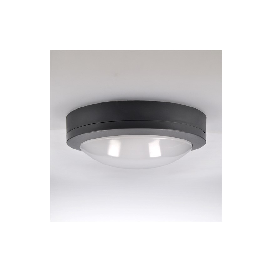 LED Vonkajšie stropné svietidlo LED/13W/230V IP54 antracit