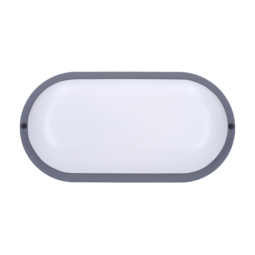 LED Vonkajšie nástenné svietidlo LED/20W/230V 4000K IP54 šedá oválny