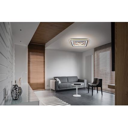 LED Stmievateľné stropné svietidlo TREVISO LED/48W/230V + diaľkové ovládanie