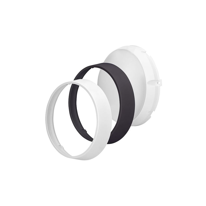 LED vonkajšie nástenné svietidlo 2 v 1, LED/20W/230V, 3000/4000/6500K (prepínateľné), IP65, priemer 22 cm