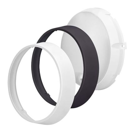Vonkajšie nástenné LED svietidlo so senzorom 2 v 1 — 20 W, 230 V, nastaviteľná teplota 3000/4000/6500 K, IP65, priemer 22 cm