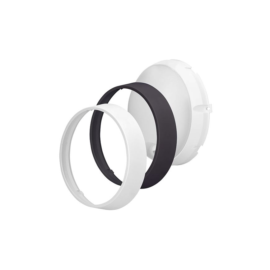 Vonkajšie nástenné LED svietidlo so senzorom 2 v 1 — 20 W, 230 V, nastaviteľná teplota 3000/4000/6500 K, IP65, priemer 22 cm
