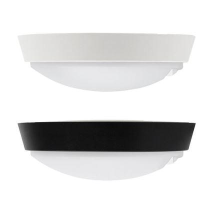 Vonkajšie nástenné LED svietidlo so senzorom 2 v 1 — 20 W, 230 V, nastaviteľná teplota 3000/4000/6500 K, IP65, priemer 22 cm