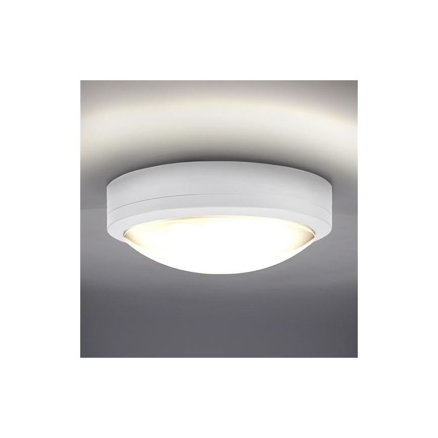 LED Vonkajšie stropné svietidlo SIENA LED/20W/230V IP54 pr. 23 cm biela