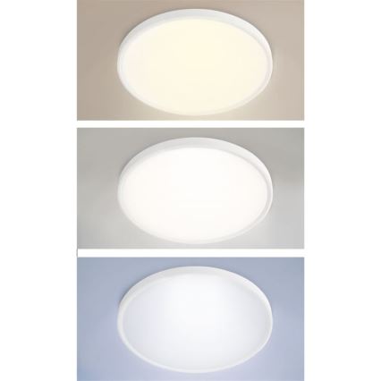 LED stmievateľné stropné prisadené alebo závesné svietidlo LED/40W/230V 3000-6500K + diaľkové ovládanie