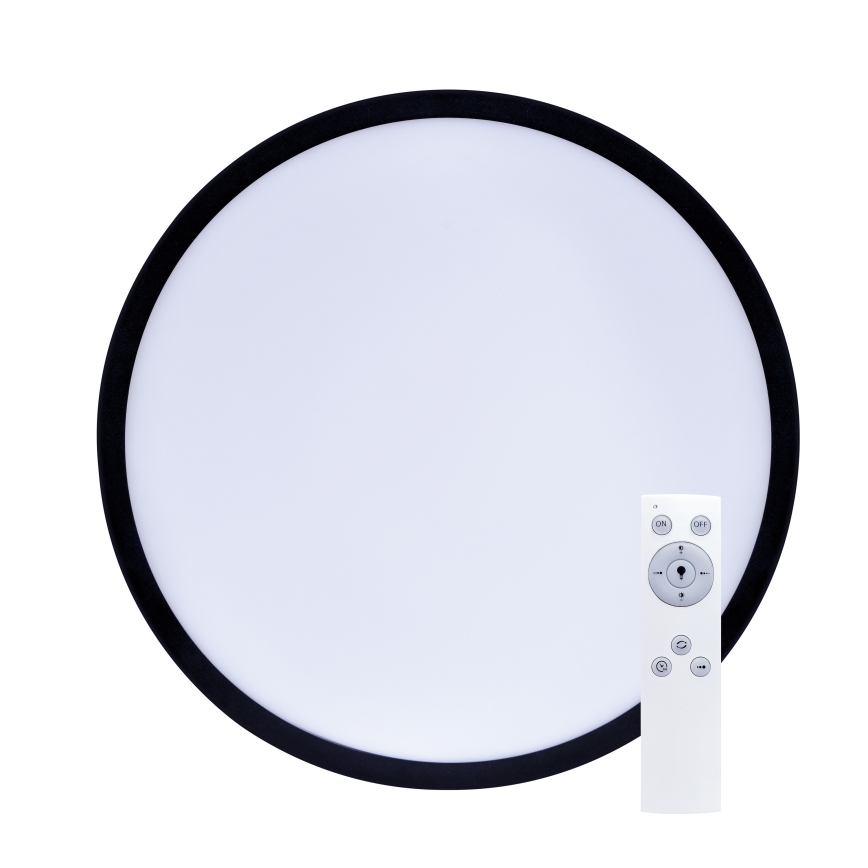 LED Stmievateľné stropné svietidlo LED/40W/230V 3000-6500K dub + diaľkové ovládanie