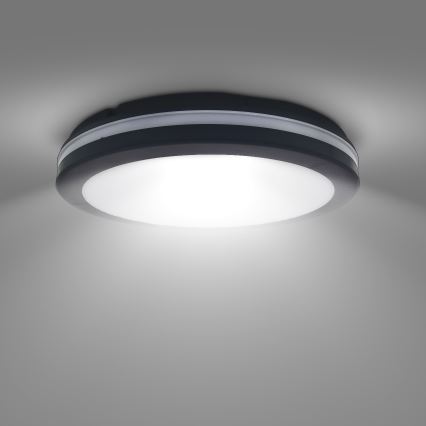 LED Stmievateľné vonkajšie stropné svietidlo LED/36W/40W/44W/230V 3000/4000/6500K IP65 čierna