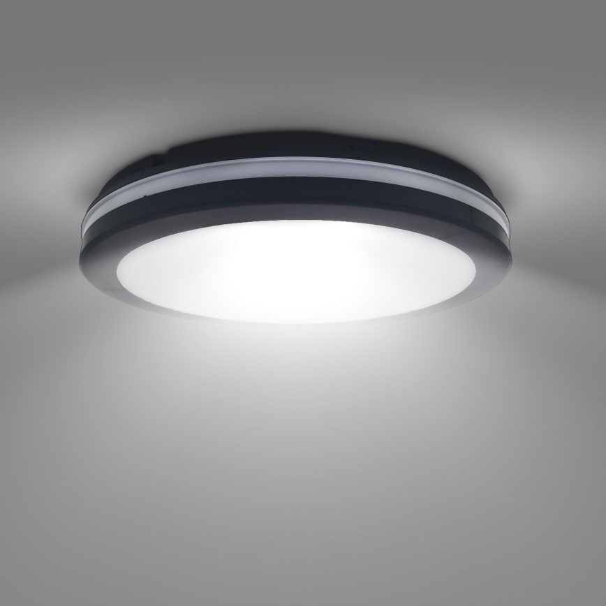 LED Stmievateľné vonkajšie stropné svietidlo LED/36W/40W/44W/230V 3000/4000/6500K IP65 čierna