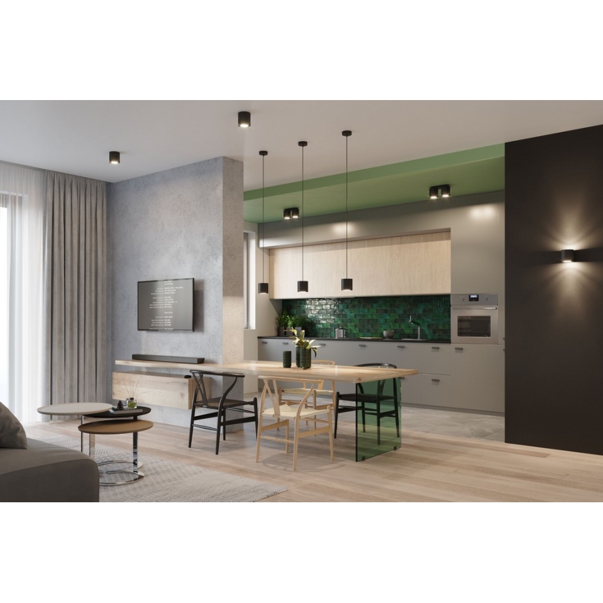 Nástenné bodové svietidlo ORBIS 1 1xG9/40W/230V čierna
