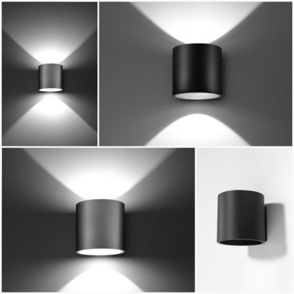 Nástenné bodové svietidlo ORBIS 1 1xG9/40W/230V čierna