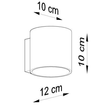 Nástenné bodové svietidlo ORBIS 1 1xG9/40W/230V čierna