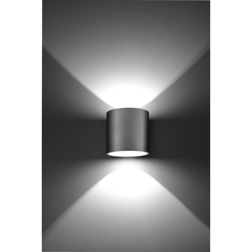 Nástenné bodové svietidlo ORBIS 1 1xG9/40W/230V šedá