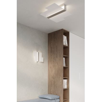 Stropné svietidlo MASSIMO 2xE27/60W/230V biela/lesklý chróm