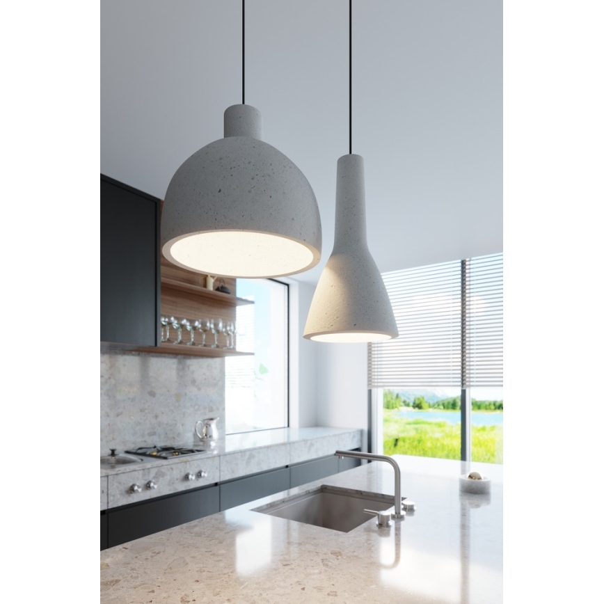 Sollux SL.0280 - Luster na lanku EMPOLI 1xE27/15W/230V biela