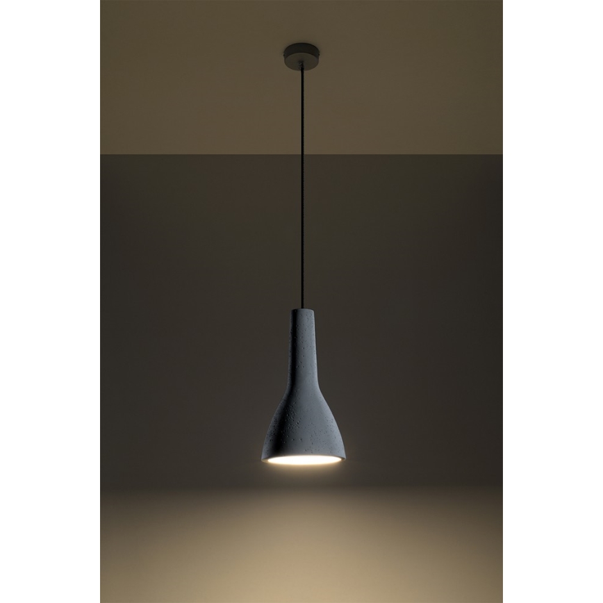 Luster na lanku EMPOLI 1xE27/15W/230V betón