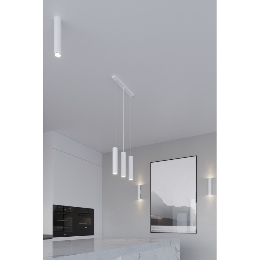 Sollux SL.0323 - Luster na lanku LAGOS 1 1xGU10/40W/230V biela