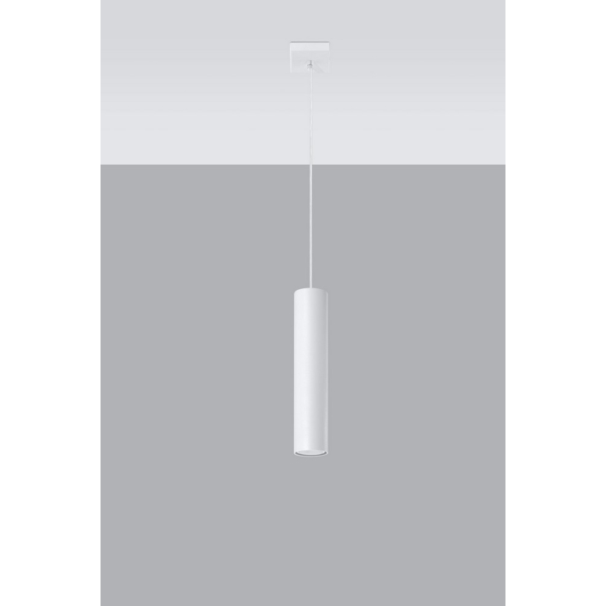 Luster na lanku LAGOS 1 1xGU10/10W/230V biela
