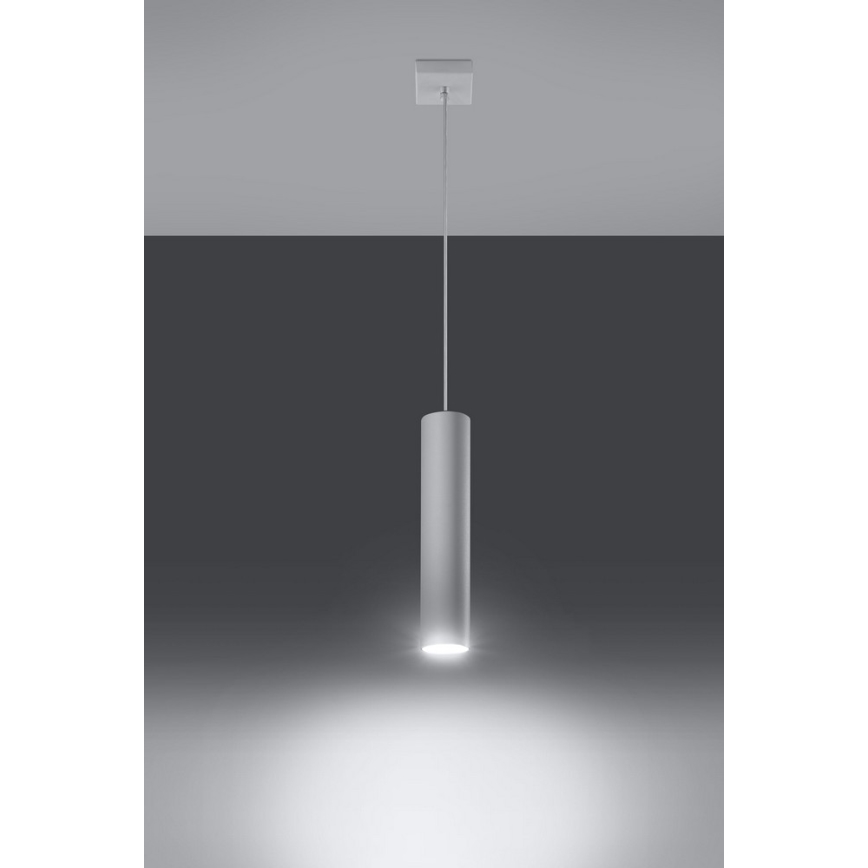 Luster na lanku LAGOS 1 1xGU10/10W/230V biela