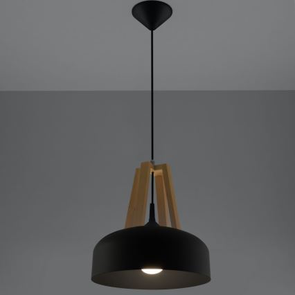 Luster na lanku CASCO 1xE27/60W/230V pr. 30 cm breza