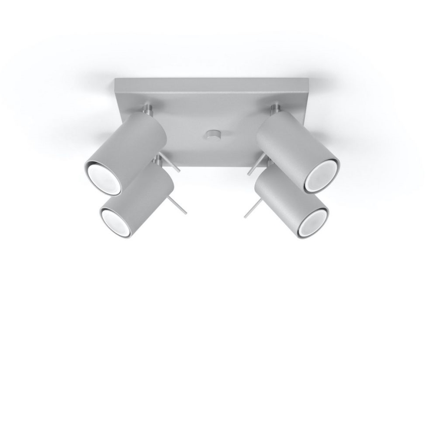 Stropné bodové svietidlo RING 4xGU10/10W/230V
