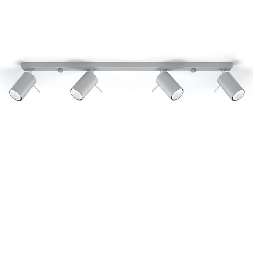Stropné bodové svietidlo RING 4xGU10/10W/230V