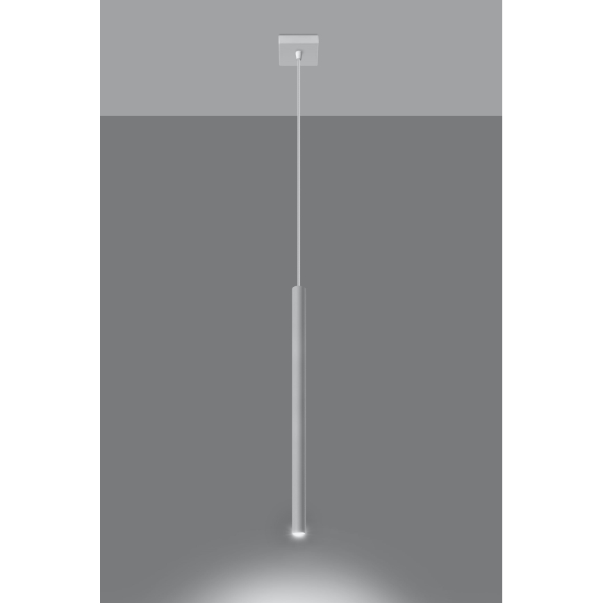 Luster na lanku PASTELO 1xG9/8W/230V biela