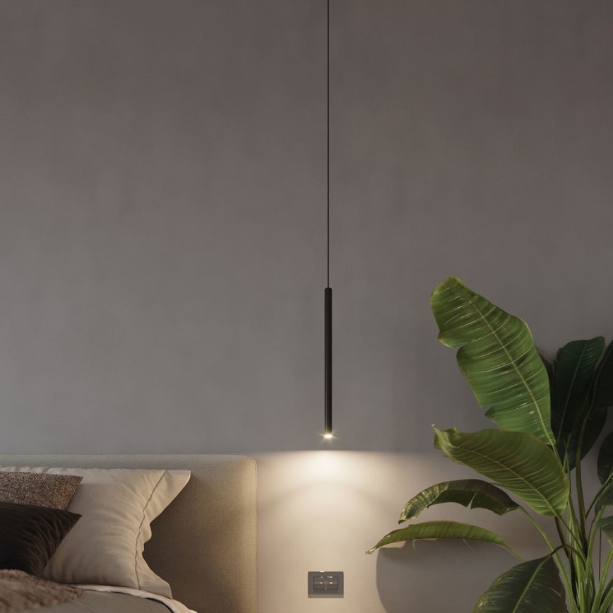 Sollux SL.0469 - Luster na lanku PASTELO 1 1xG9/40W/230V čierna