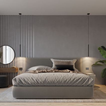 Sollux SL.0469 - Luster na lanku PASTELO 1 1xG9/40W/230V čierna