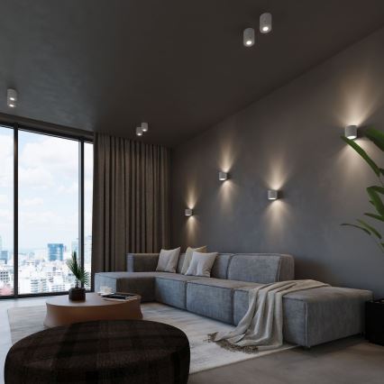 Sollux SL.0488 - Stropné svietidlo ORBIS 1xGU10/40W/230V beton