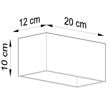 Nástenné svietidlo QUAD MAXI 2xG9/40W/230V