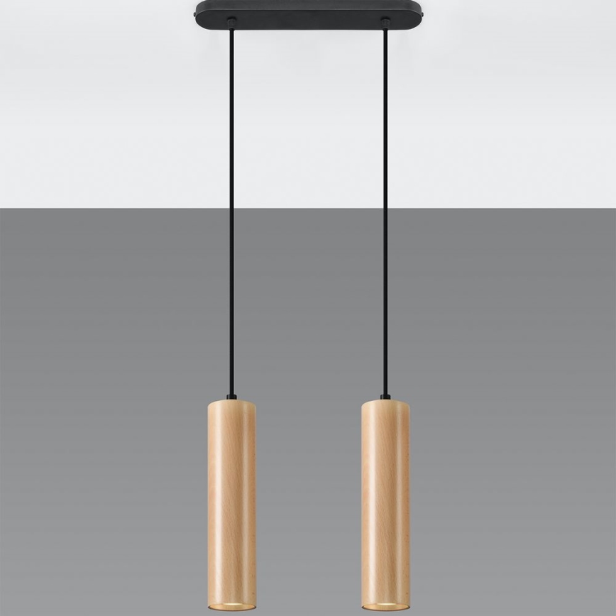 Luster na lanku LINO 2xGU10/40W/230V buk