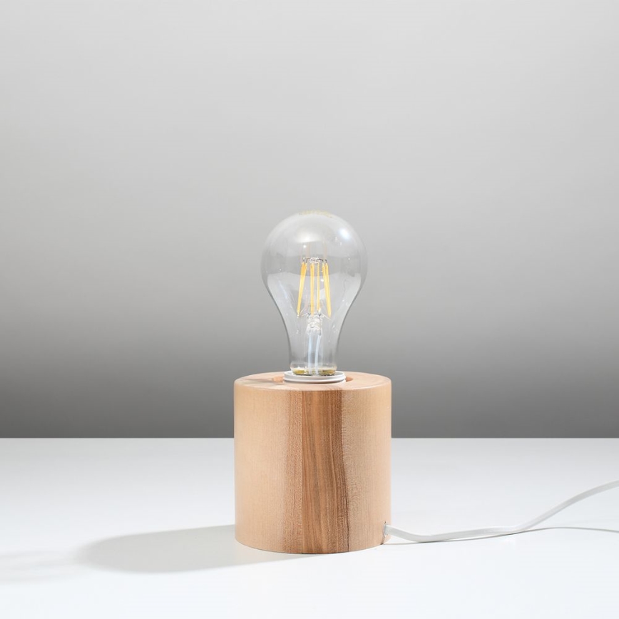 Stolná lampa SALGADO 1xE27/60W/230V buk
