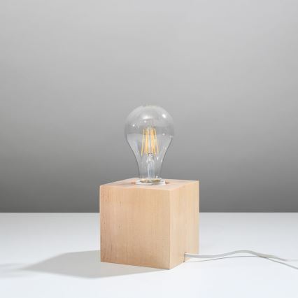 Stolná lampa ABEL 1xE27/15W/230V buk