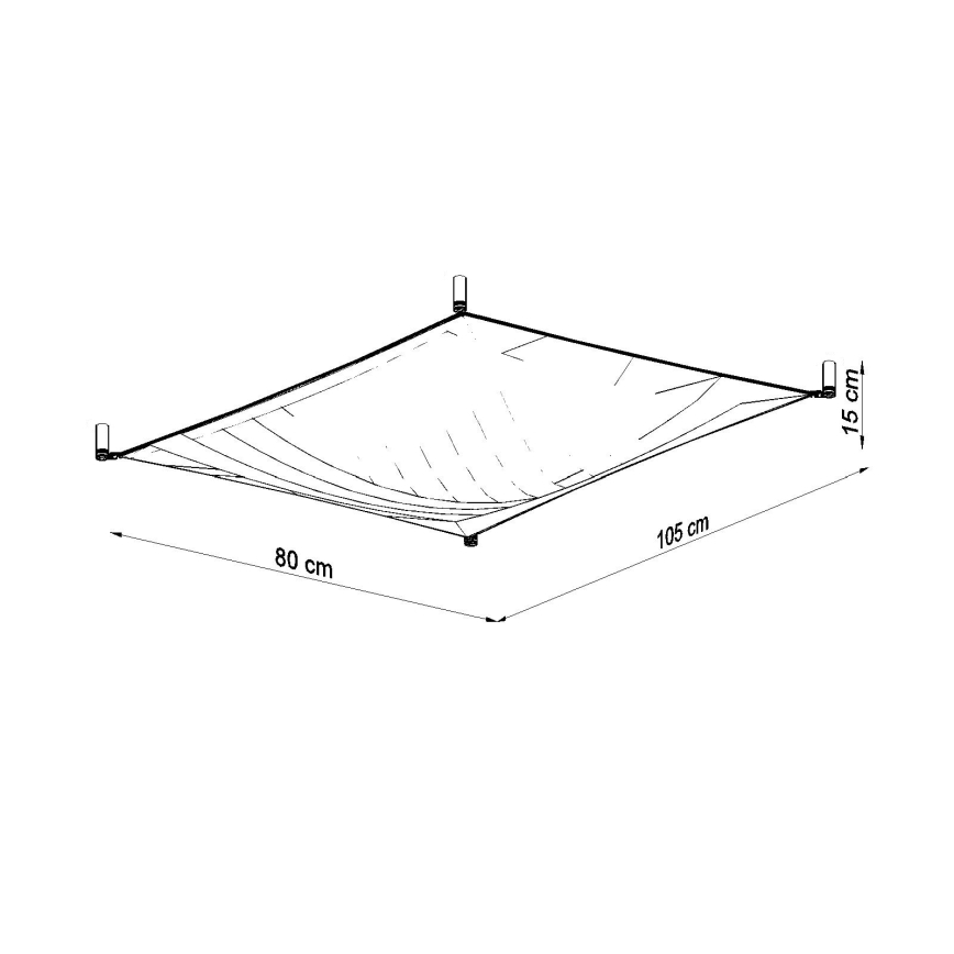 LED stropné svietidlo LUNA 2xG13/8,5W/230V 80x105 cm biele