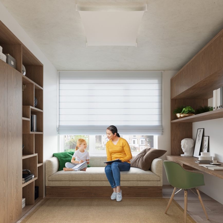 LED stropné svietidlo LUNA 6xG13/8,5W/230V 140x140 cm biela