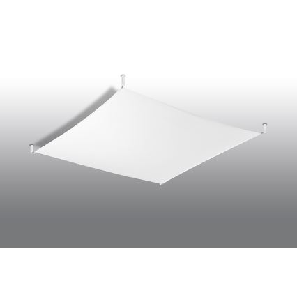 LED Stropné svietidlo LUNA 6xG13/8,5W/230V 14x14 cm biela