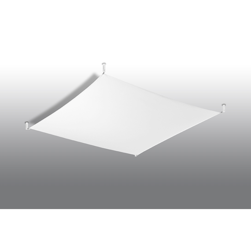 LED Stropné svietidlo LUNA 6xG13/8,5W/230V 14x14 cm biela