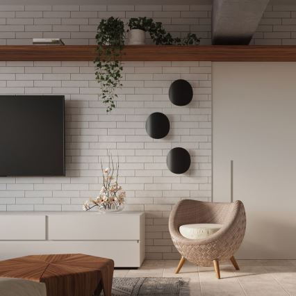 Nástenné svietidlo SENSES 2xG9/40W/230V čierna
