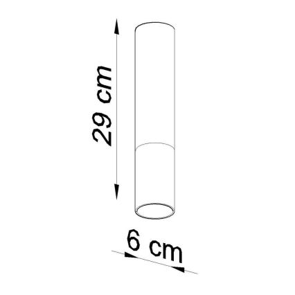 Bodové svietidlo LOOPEZ 1xGU10/10W/230V čierna/meď