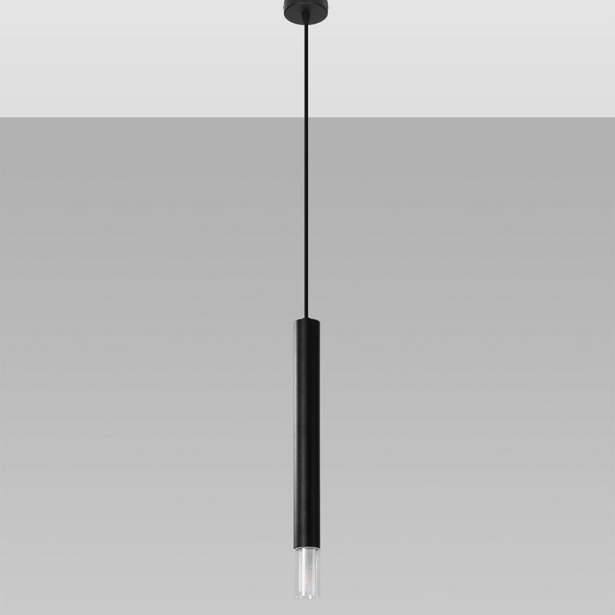 Luster na lanku VIZIER 1xG9/40W/230V čierna