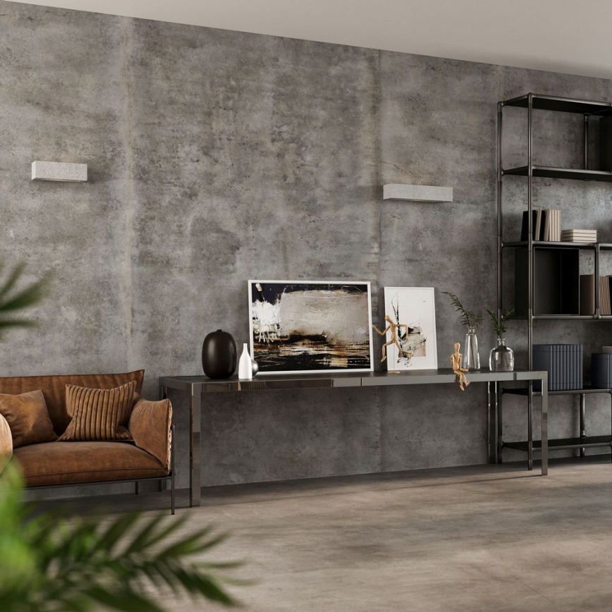 Nástenné svietidlo VEGA 2xE27/60W/230V 50 cm betón